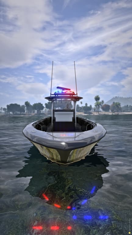 Generic Police Boat