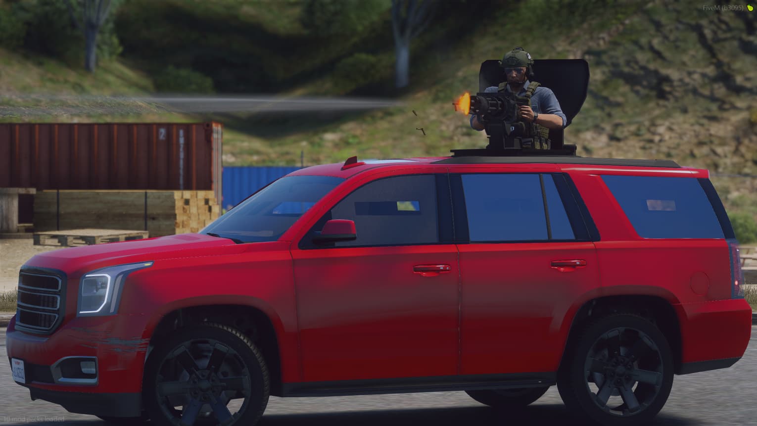 ARMORED ARMED SUV