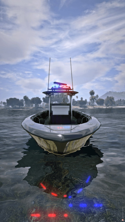 Generic Police Boat